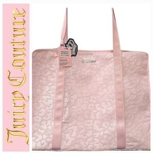 💕NWT Juicy Couture Animal Print Pattern Tote Bag + FREE BEACH TOWEL
